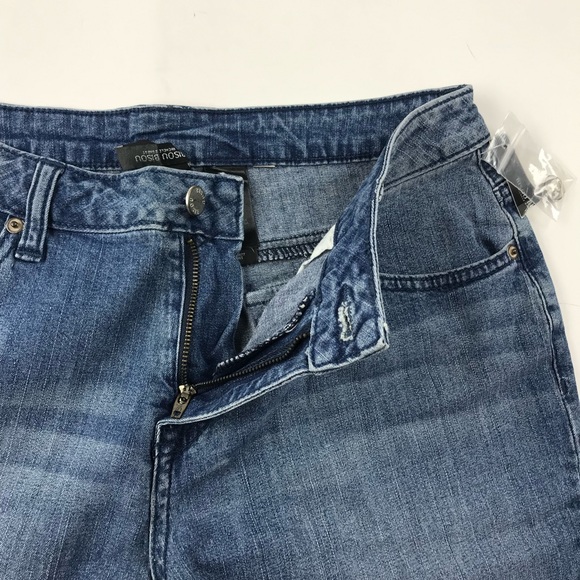 NWT Bisou Bisou Womens Flare Blue Jeans - Picture 5 of 8